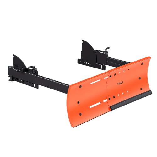 VEVOR Snow Plow Kit 22 to 32 in Width Adjustable Universal Plow Attachment - size: 22in-32in Adjustable, for Snowblowers