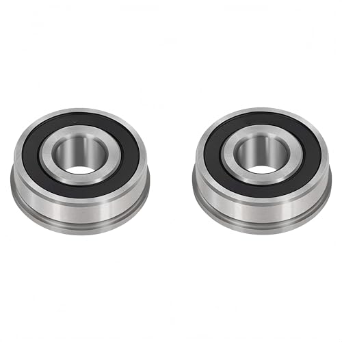 DEEG 10 PCS 1/2" x 1-1/8" Flanged Bearings for Wheel Hub, Heavy Duty - size: 1/2" x 1-1/8"