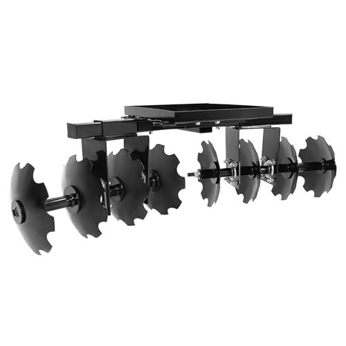 KUAFU 54" Cut Width Disc Plow Harrow 2 Inch Receiver for ATV UTV Pull