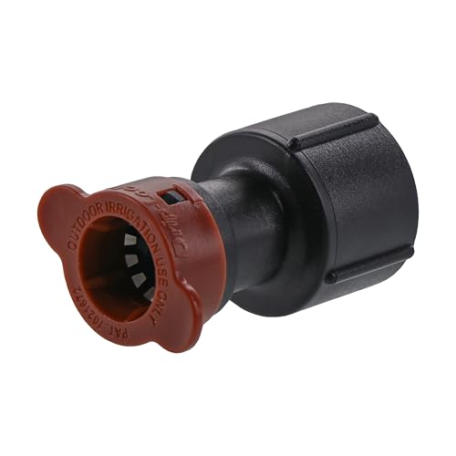 Orbit 67790 1" MPT 4-in-1 Drip Sprinkler Valve, Filter, Pressure Regulator, and Drip Irrigation Drip Tubing Adapter
