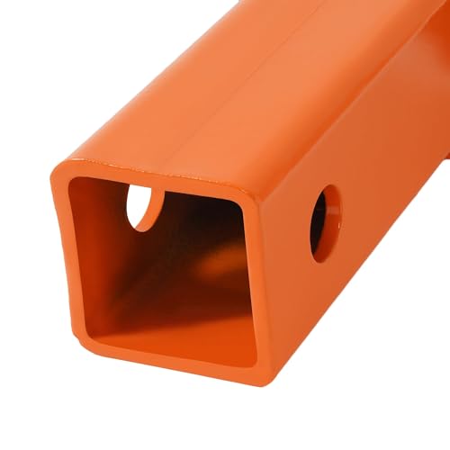 Wutist Sleeve Hitch Adapter Receiver Compatible with 3-Point Hitch - color: Orange
