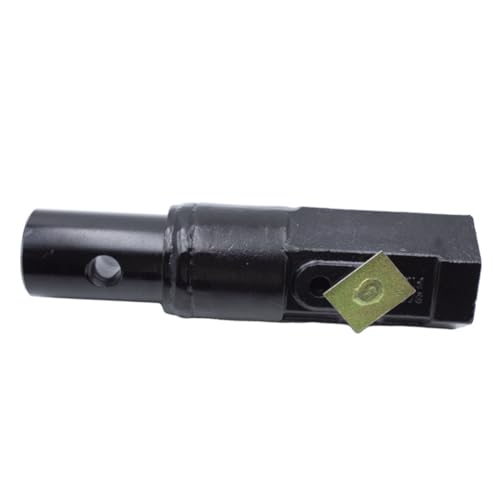 Auger Adapter 2 inch Female Hex to 2-9/16 Male Round Drive Shaft Convert