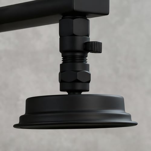 Shower Flow Control Valve G1/2 IPS Black - color: Matte Black