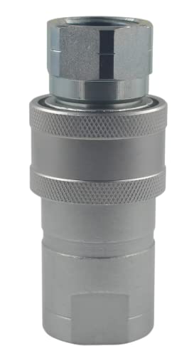 LSQ-PK-08 1'' Agricultural Hydraulic Quick Connect Pioneer Style Coupler Set, Hydraulic Quick Disconnect Coupling ISO 5675, 1'' NPT Thread, 4010-6P/4050-6P - size: Ag Poppet 1''NPT