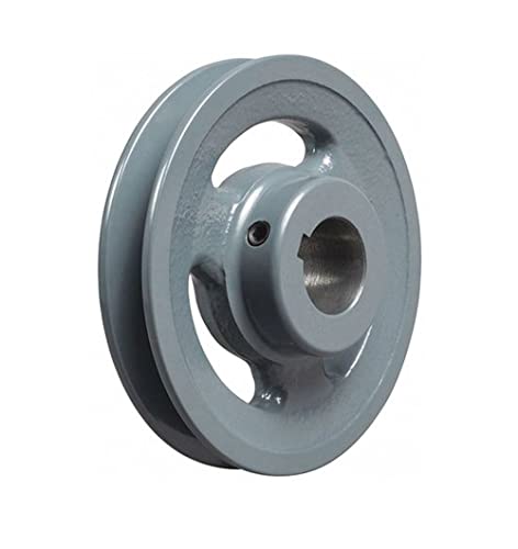 BK60 1" Inch Bore Solid Pulley with OD 6" for V-Belts cast Iron Size 4L, 5L