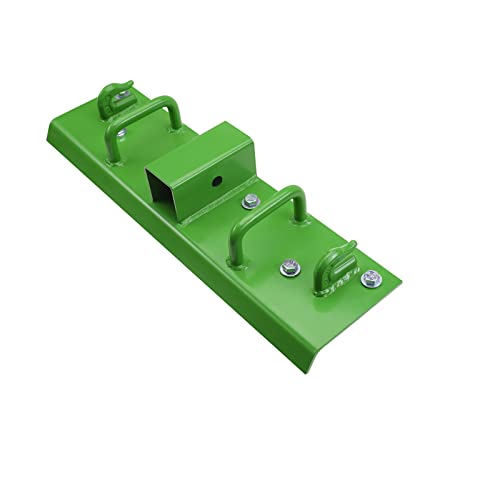 Bolt on Grab Hooks 2' Receiver, G70 Forged Steel Tow/Grab Handles for John Deere Bucket (Standard Duty 1.5' Bolt)