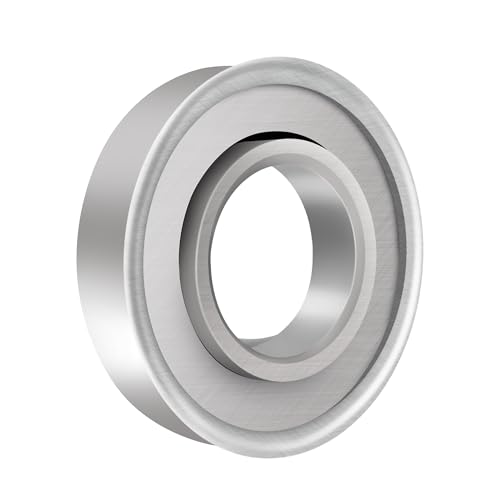 XIKE Flanged Ball Bearing, 3/4 x 1-3/8 in ID x OD, 4 Pack - size: ID 3/4" x OD 1-3/8" - Stamping Steel