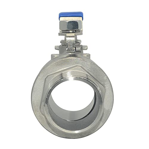 DAN SPEED 2 Inch Male x Female NPT Ball Valve S304 Stainless Steel,Full Port Heavy Duty for Water, Oil, and Gas,1000WOG (2 inch) - size: 2 Inch