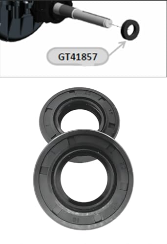 DUODUO Replacement General Transmission RS800 Axle Seal GT41857 GT41857-B Compatible with Poulan Ariens Craftsman Husqvarna YTA22V46 YTA24V48 YTA18542 Lawn Tractor, Husqvarna 587086401, 590100301 2 Pc