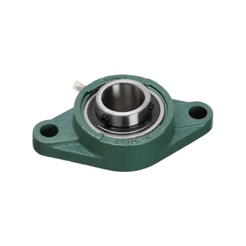 UCFL207-20 (1-1/4") Bore 2-Bolt Square Flange Bearing Unit Self Align - size: UCFL207-20 (1-1/4")