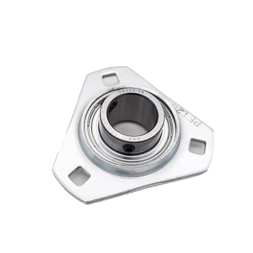 AXK SBPFT205 SBPFT205-14 SBPFT205-15 SBPFT205-16 Stamped Steel Housed Units Setscrew Locking 3-Bolt Flange housing (SBPFT205 25mm, 1) - size: SBPFT205 25mm