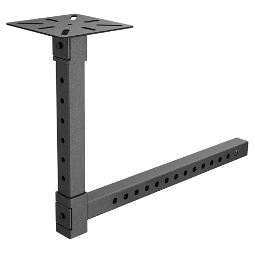 YZONA Tow Hitch 2 Inch, Heavy Duty Hitch Mount Vise Plate Bracket, Adjustable Steel Trailer Receiver Support Stand, Universal Fits for Vehicle Repairs, Metalworking, Welding, Toolbox & Outdoor Use - size: Hitch Vise Plate