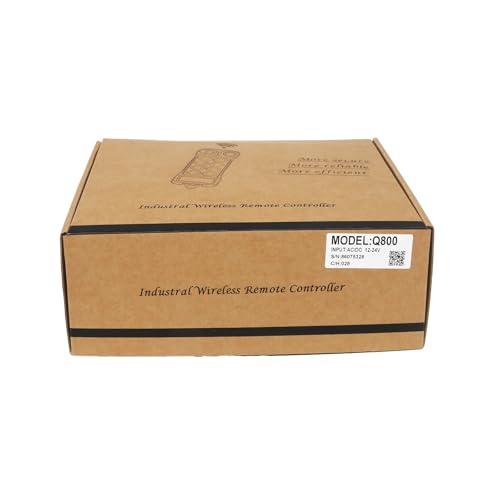 Q800 8-Button Single Speed Industrial Wireless Crane Hoist Remote Control - style: Q800-ACDC110V-460V-1T1R