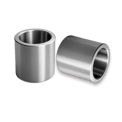 Stainless Steel Reducer Bushing, Screw Standoff Metal Spacer 5/8" to 1/2" Steel Reducer Standoff Bushing Adapters for 1/2" Screws Bolts and Rods, Round Metal Stainless Steel Spacer Set of 10 - size: 5/8" to 1/2"