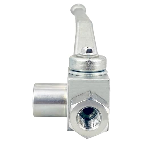Autovo High Pressure Hydraulic Ball Valve KHB3K 3/8'' NPT,Shut-Off 3 Way Ball Valve,3/8" NPT Hydraulic Valve 7250 PSI - size: SR-KHB3K-3/8NPT-06-US