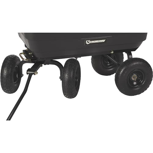 Strongway Poly Garden Dump Cart with Quick-Release Dump, 10 Inch Tires