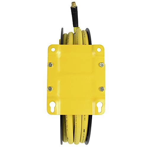DEWALT DXCM024-0344 Double Arm Hose Reel with 1/2" x 50' Premium Rubber Hose