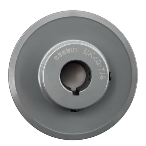 BK40-7/8 Sheaves,v Belt Pulley 7/8 inch bore 3.95" OD,Motor Pulley Cast Iron for A AX B BX 4L 5L V-Belts,BK4078 Pulley