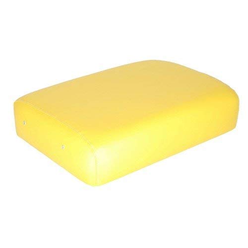 All States Seat Cushion - Wood Backed Vinyl Yellow 19-1/2" x 14-3/4" fits John Deere 50 70 80 840 A B D G R 50 60 70 80 520 530 620 630 720 730 820 830 840 AF3268R AR26932 AR30181 AF3269R