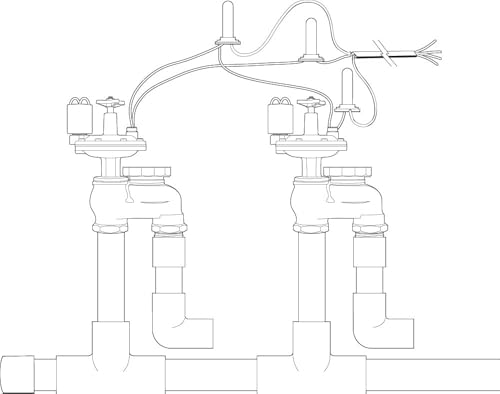 5-Pack Orbit 57065 3/4-Inch FPT Brass Automatic Anti-Siphon Valve with Flow Control
