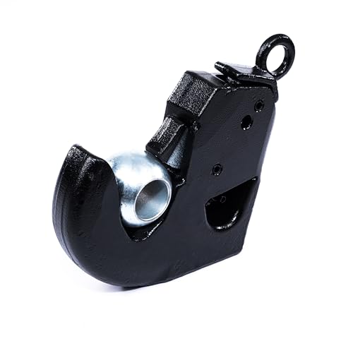 Spare Parts Holland - Category 2 Quick Release Ball Hooks - Pair of Lower Link Hitch Assemblies - CAT 2 Tractor Weld-On Ball Hook System - Quick Attach Farm Implement Connection