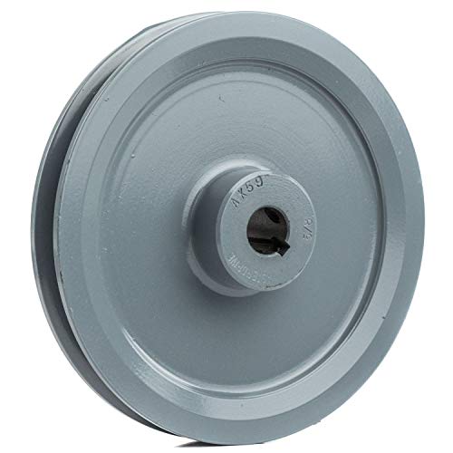 Cast Iron 5.75" Single Groove V Style A Belt 4L for 5/8" Shaft Pulley Sheave