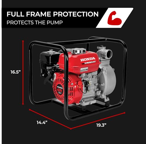 Honda WB20 2-Inch General Purpose Gas Powered Water Pump (WB20XT4A)