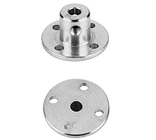 4Pcs 6.35mm Flange Coupling Connector, Rigid Guide Model Coupler Accessory, Shaft Axis Fittings for DIY RC Model Motors - size: 6.35mm