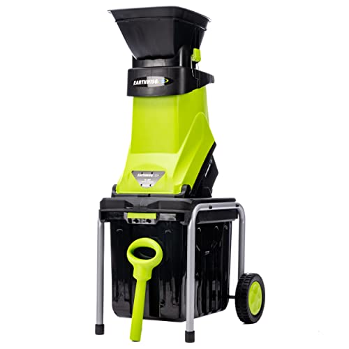 Earthwise GS70015 15-Amp Garden Corded Electric Chipper, Collection Bin - style: 15-Amp, 12:1 Fine Mulch Ratio