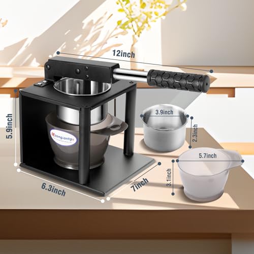Moogiantgo Potato Ricer Masher with 2 Interchangeable Discs, Citrus Juicer