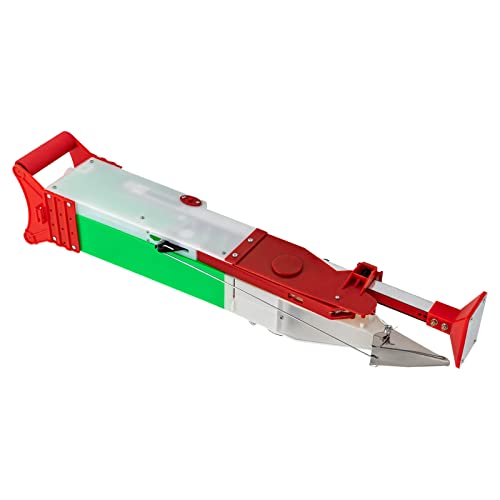Stand-Up Manual Seeder, Adjustable Depth & Height Hand Planter Precision Sower Seed Dispenser Small Seed Distributing Tool with Interchangeable Mold for Corn Soybean Peanut Garden Planting