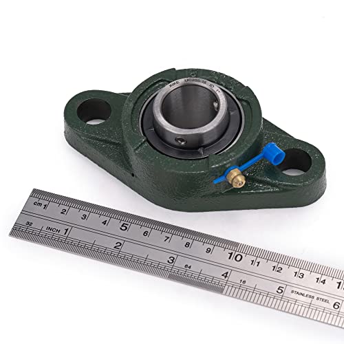 XIKE 2 Pcs UCFL205-15 Bore 15/16" Pillow Block Flange Mounted Ball Bearings. - size: UCFL205-15 Bore 15/16"