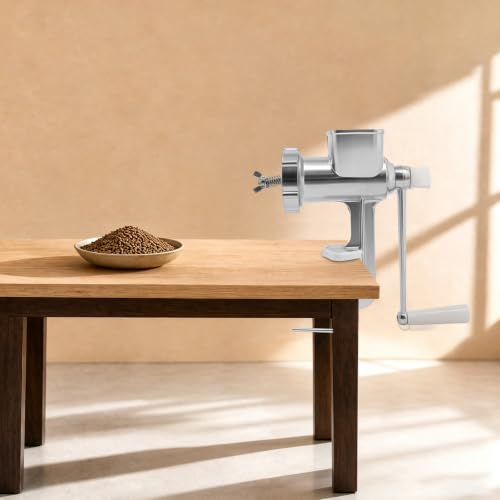 Pellet Machine, Stainless Steel Food Granulator with 5 Dies