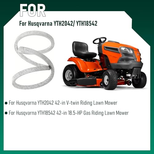 Deck Drive Belt Replacement 197253 1/2" x 101.5" for Poulan Pro PP155G42 PP175G42 PP19A42 42" Riding Mowers Lawn Tractor,Replaces YTH2042 YTH18542 429636 for Craftsman dsl 3500 YS4500