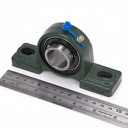 XIKE 2 Pcs UCP205-16 Bore 1" Pillow Block Mounted Ball Bearings. - size: UCP205-16 Bore 1"