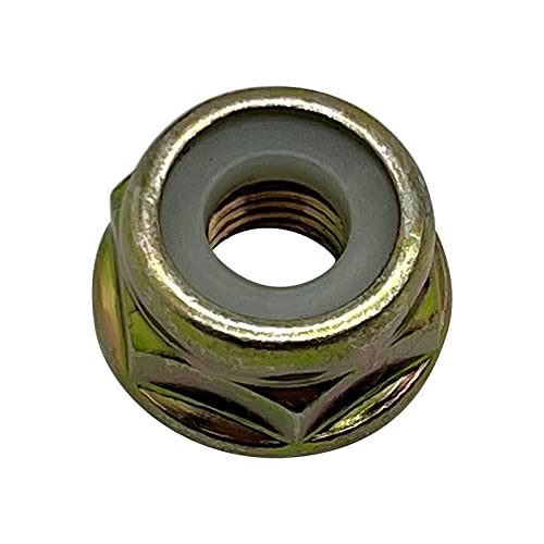 M10 x 1.25 Left Hand Thread Blade Nut for String Trimmer, 4 Pack