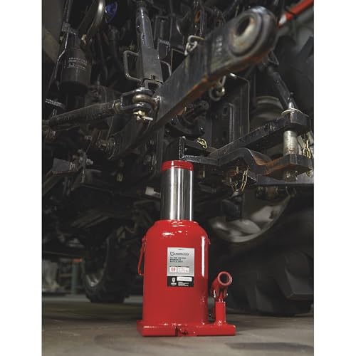 Strongway 50-Ton Hydraulic Bottle Jack with Welded Base