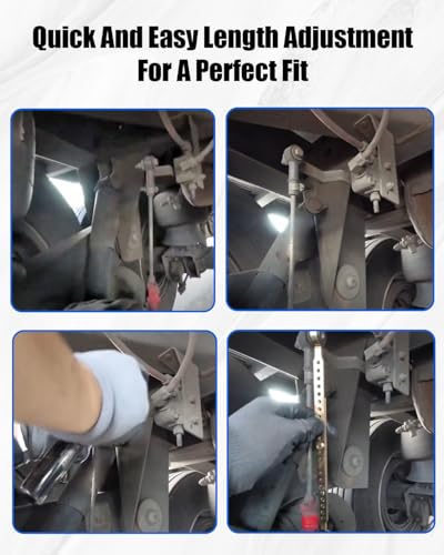48100225 13-1/2" to 19-1/2" Height Control Valve Linkage Kit Fit for Haldex
