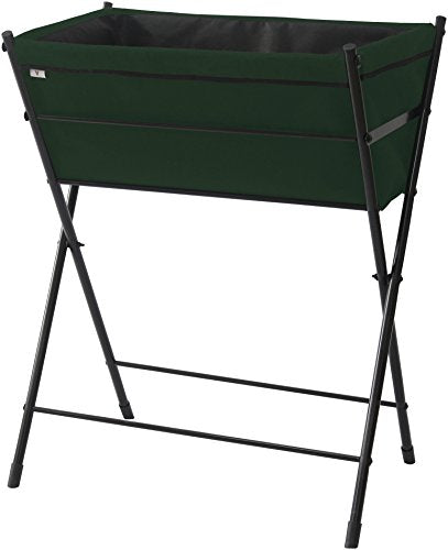 VegTrug Poppy Go! Raised Bed Planter, Dark Green - color: Dark Green