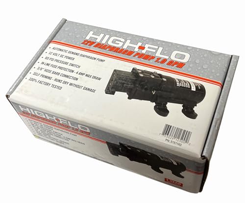 Fimco High-Flo 1.0 GPM 60 PSI 12VDC Daiphragm Pump