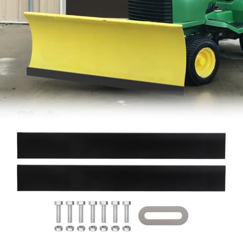 48" Universal Poly Snow Plow Cutting Edge, 1/2" Heavy-Duty Scraper Bar - size: 48 Inch