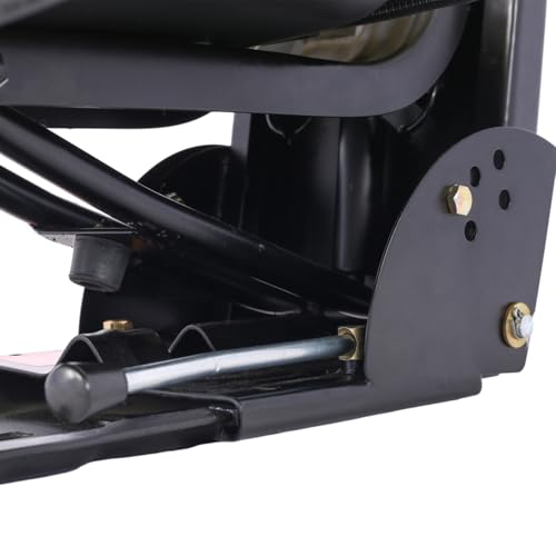 Universal Tractor Suspension Seat with Tilt - Yellow | Fits Ford/New Holland Models