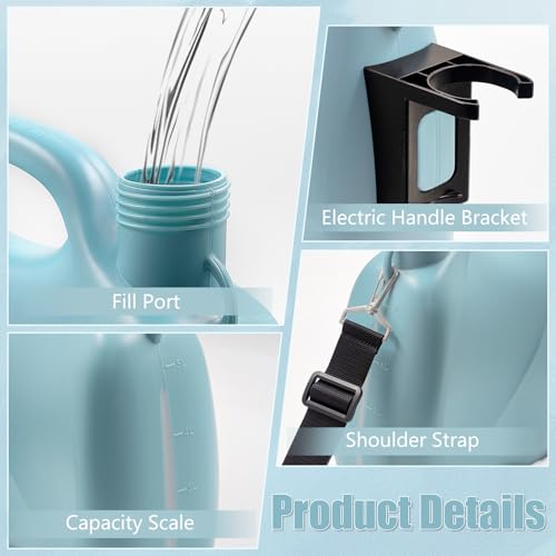 Battery Powered Sprayer 1.35 Gallon, Electric Pump Garden Sprayer in Lawn - size: 1.35