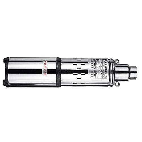 Deep Well Solar Submersible Pump Solar Water Pump DC 24V 200W Pure Copper Motor 98ft High Lift 4.2 GPM Large Flow - color: 24v 200w