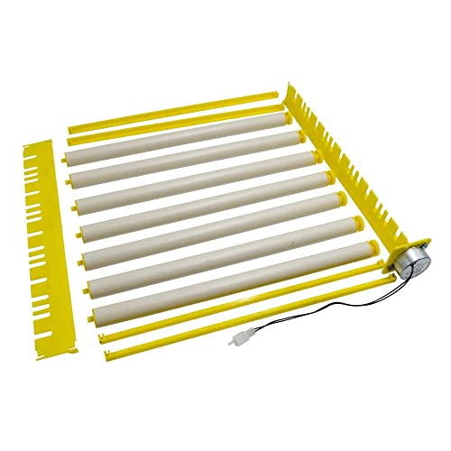HBtree Automatic Multifunction Incubator Egg Tray Turning Hatcher for Chickens/Ducks/Birds/Poultry(7 Tubes) - color: 7 Tubes