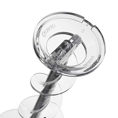 Upgrade Ice Maker Dispenser Auger for GE Refrigerator Replacement Parts WR17X11705 WR17X11939 PS1018130 AP3849786 AP3672963 PS964350 Ice Bucket Auger