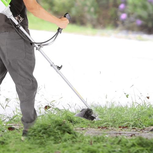 Gas Powered Weed Wacker 4 in 1, 58cc Brush Cutter, String Trimmer, Green - color: Green