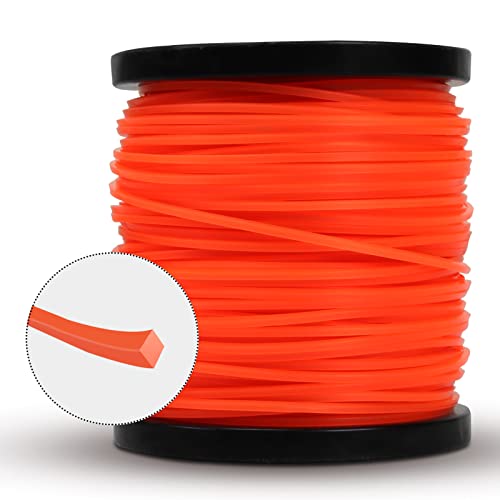 VIABRICO 095 Trimmer Line Square Weed Wacker String .095-Inch-by-590-ft, Weed Eater String, Premium Nylon Universal 3LB - size: 3LB x .095 in