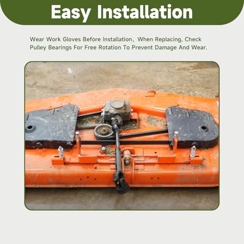 MID-Mower Deck 2 Band Belt 1.18" x 120" Compatible with Kubota 60" RCK60 RCK60B BX23 BX2230 BX2670 BX1800 BX2200 Replace#: K5763-34710 K5371-34710 K5763-34712 B2630 BX22 BX2200 BX24 BX25