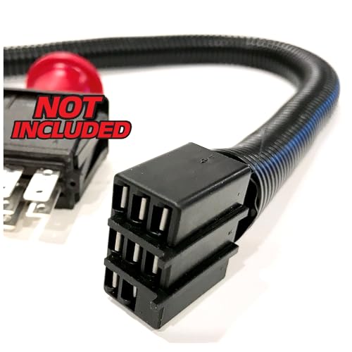 Clutch PTO Switch Wire Repair Kit Replaces Husqvarna Dixon Craftsman Poulan 539116425 116425 539120023 120023 539131627 131627 582107604 107604